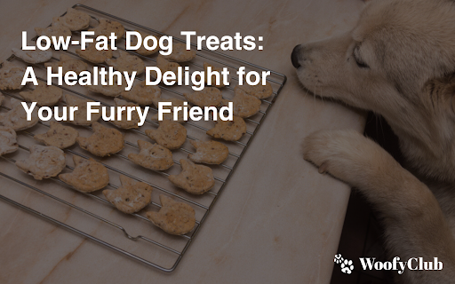 Low-Fat Dog Treats: A Healthy Delight For Your Furry Friend
